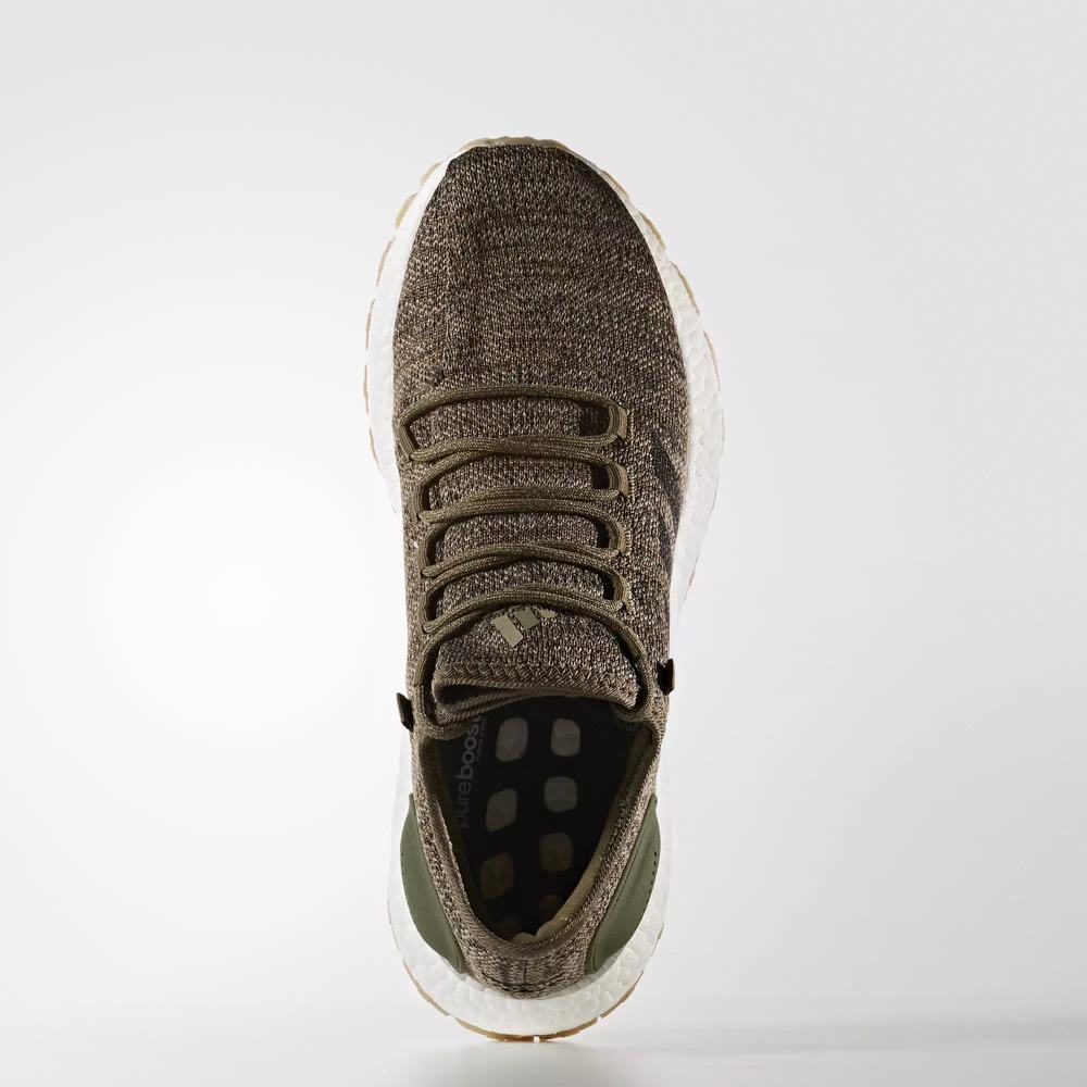 Adidas Pureboost All Terrain Tenis Para Correr Verdes Para Hombre (MX-45373)